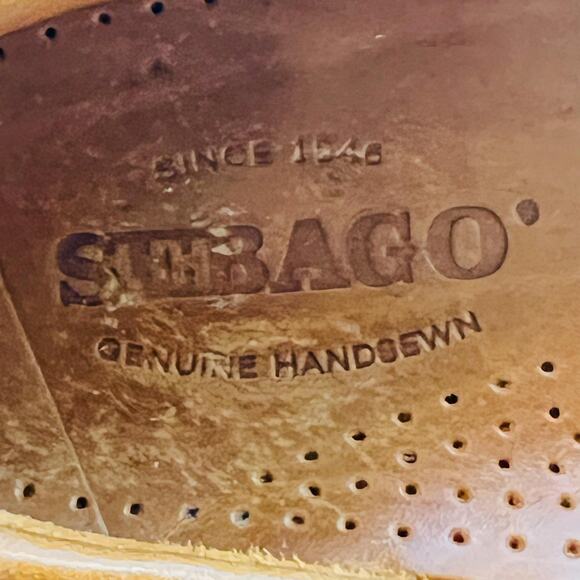 Sebago Shoes Men 9 Brown Leather Genuine Handsewn Penny Loafers Casual Comfort main image 5